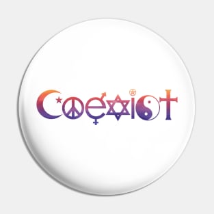 Coexist Pin