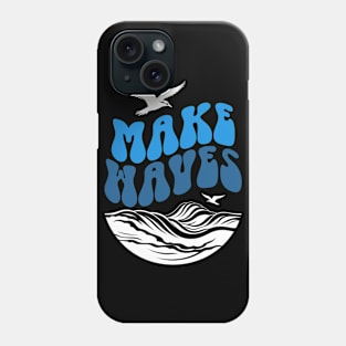 Make Waves Funny Summer Beach Vacation Phone Case