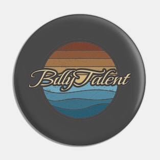 Billy Talent Retro Waves Pin