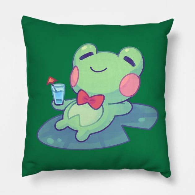 Frog Butler Chill Pillow by Lollitree