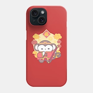 Playful Prosperity: Monkey Chinese Zodiac! Phone Case