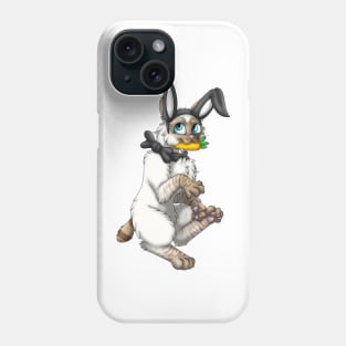 Bobtail BunnyCat: Cinnamon Lynx Point (Black) Phone Case