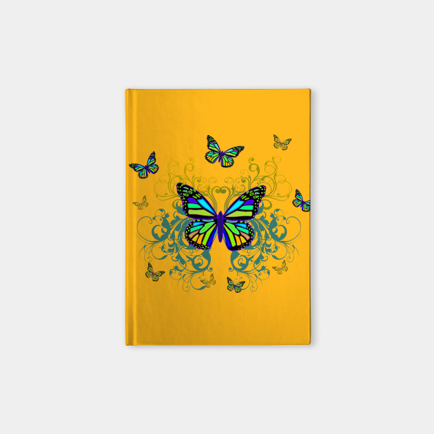 Artistic Butterfly Decoration Butterfly Art Notebook Teepublic