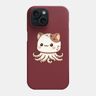 big head octopuss cat Phone Case