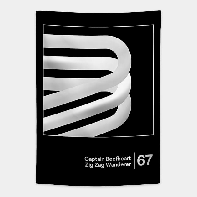 Captain Beefheart / Minimalist Graphic Artwork Design T-Shirt Tapestry by saudade