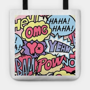 speech bubble Tote