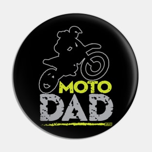 MOTO DAD Pin