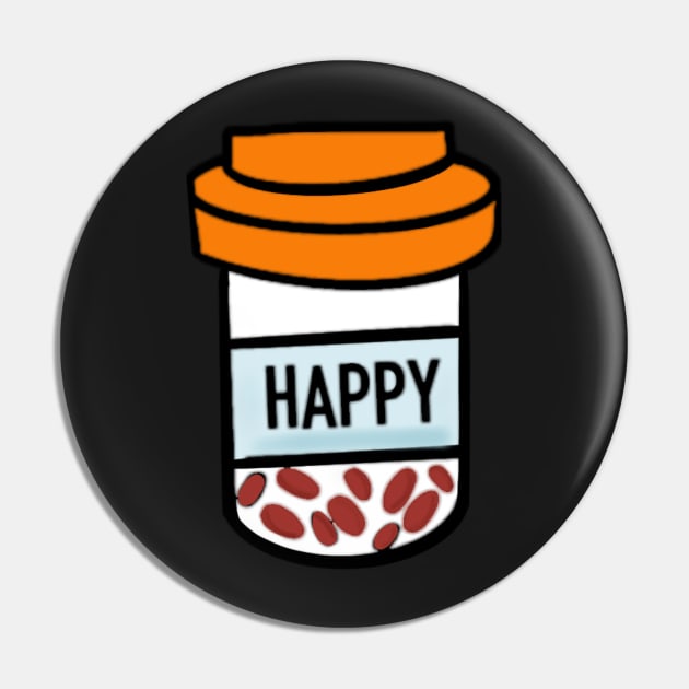 Happy Pills Pin by localchubbygrl