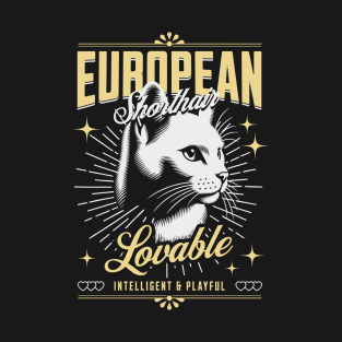 European Shorthair cat T-Shirt