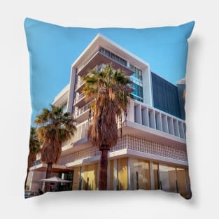 Midcentury Modern Style Hotel in Palm Springs, CA Pillow