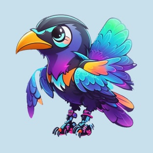 Kawaii Crow Magic T-Shirt