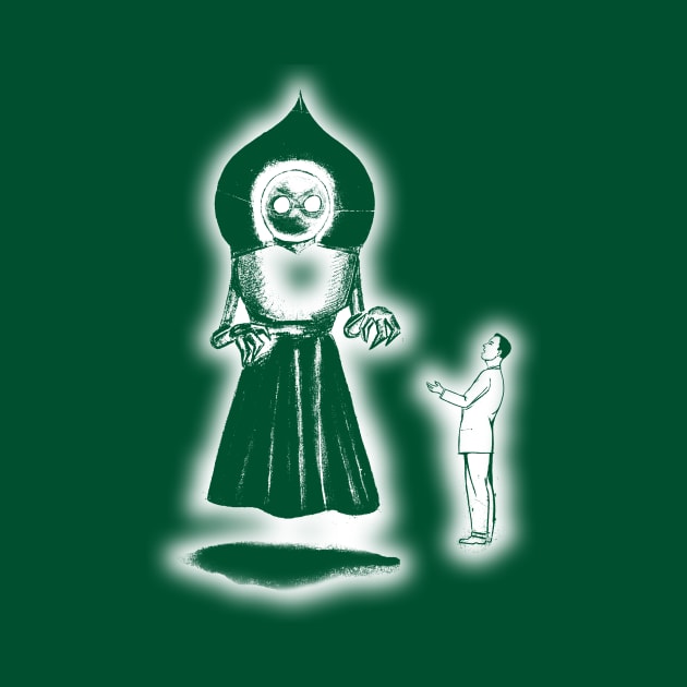 Flatwoods Monster White Glow #1 by AWSchmit