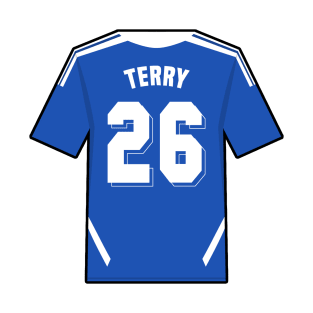 John Terry Chelsea 11/12 UCL Winner Jersey T-Shirt