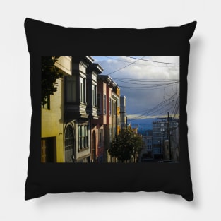 Telegraph Hill Alley Pillow