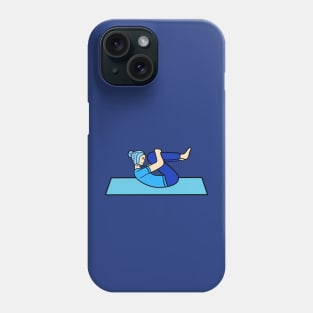 Wind relieving pose - yoga Phone Case