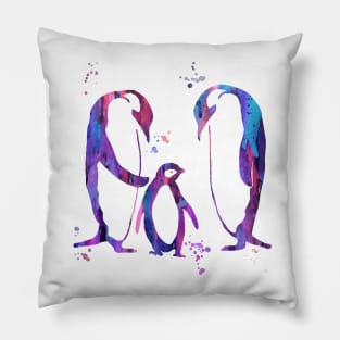 Penguin family Pillow