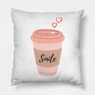 Coffee Smile Pillow