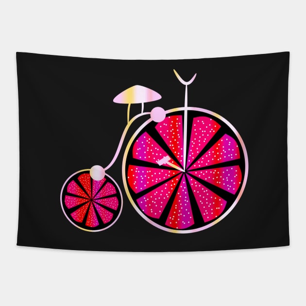 Fruity ride Tapestry by cocodes