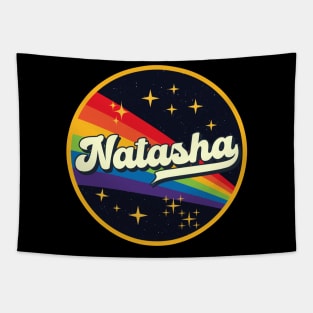 Natasha // Rainbow In Space Vintage Style Tapestry