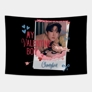 Changbin My Valentine Boy Stray Kids Tapestry