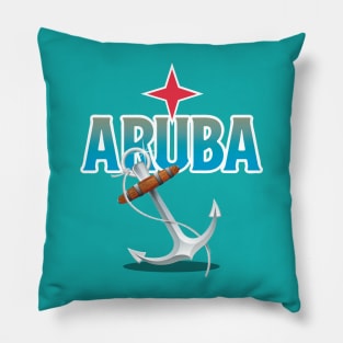 Runs Aground in Aruba Pillow