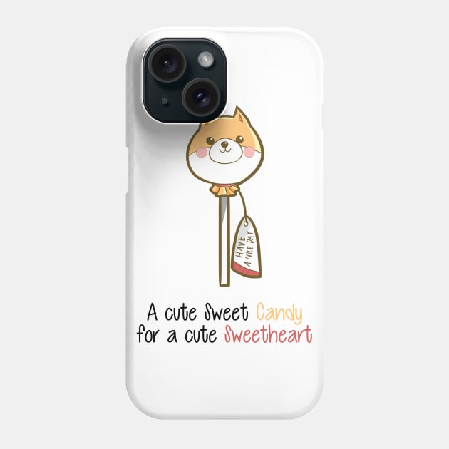 Lolipop Shibainu Cute Phone Case by DikaOtter