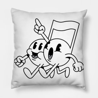 Music Note Emoji Pillow