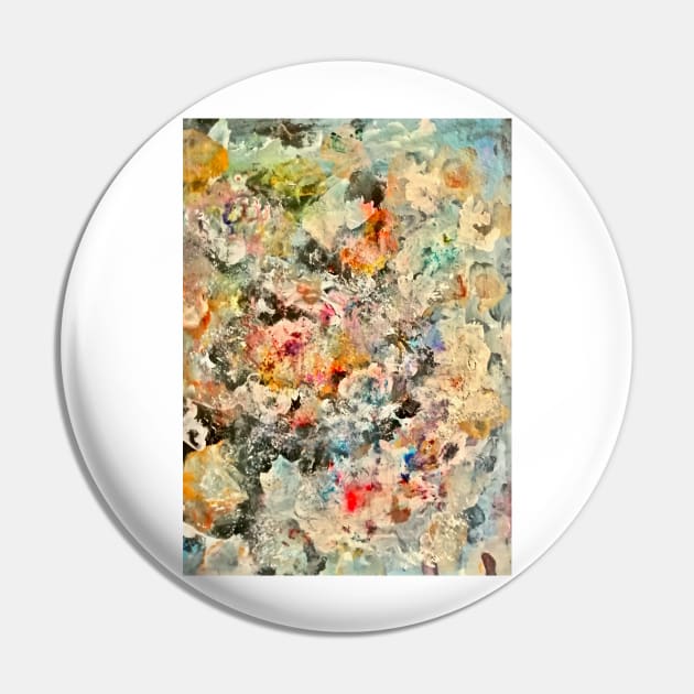 Floral Abstract Pin by Alchemia