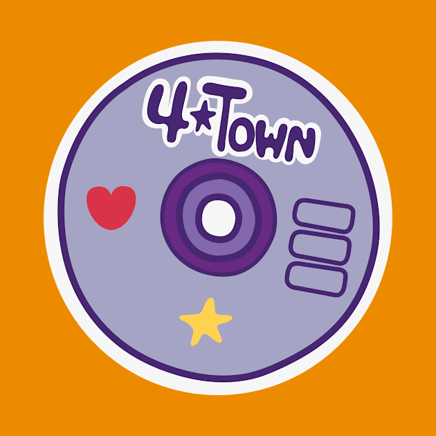 4*TOWN sticker from music video by HoneyLiss