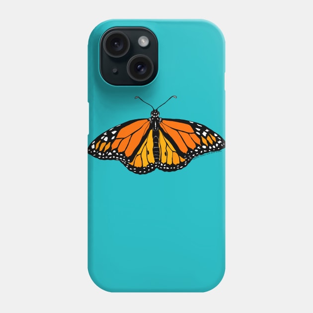 Monarch Butterfly Phone Case by Tinker and Bone Studio