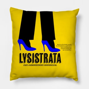 Lysistrata In Heels (Varient) Pillow