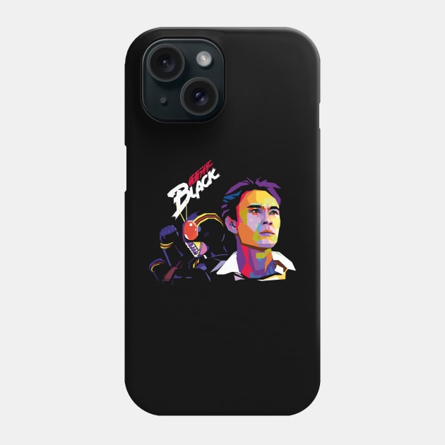 Kamen Rider Black Phone Case by difrats