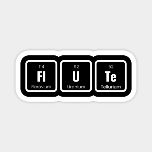 Fl-U-Te Periodic Elements Spelling Magnet