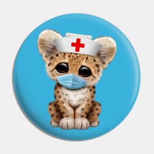 Cute Leopard Cub Nurse Pin