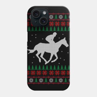 Horse Ugly Christmas Sweater Gift Phone Case