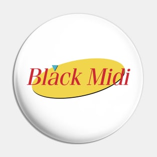 80s Retro Style // Black Midi // Ducter Pin