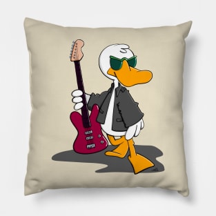 Cool Duck with Guitar Pillow