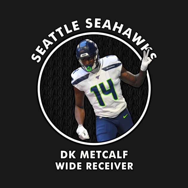 Dk Metcalf - Wr - Seattle Seahawks by keng-dela