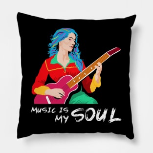 Music is My Soul Pillow