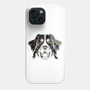 Bernese Mountain Dog Portrait Phone Case