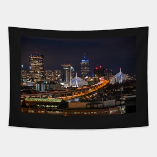 The Boston Skyline Boston MA Full Zakim Tapestry