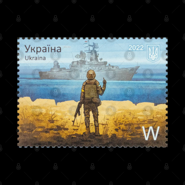 Russian warship, go fuck yourself (stamp)