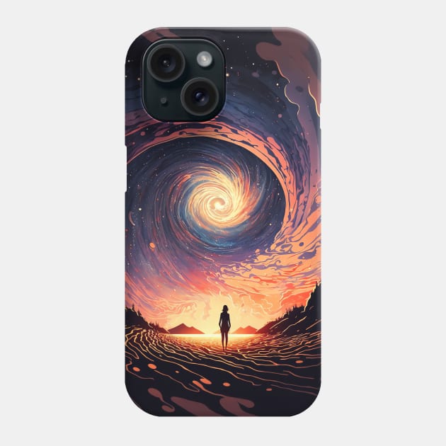 A Planet Being Consumed By A Black Hole Phone Case by Allifreyr@gmail.com
