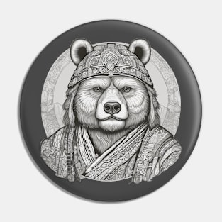 The Last Bear Warrior Pin