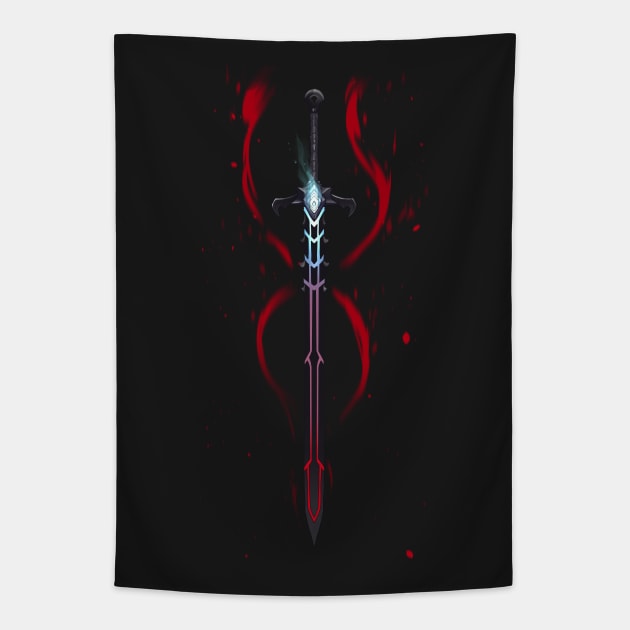 Blood-draining Sword Tapestry by Viktormon