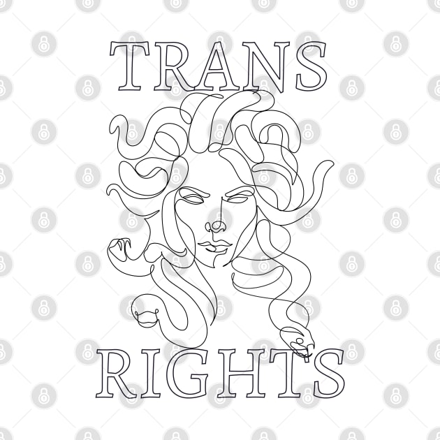 trans rights medusa by goblinbabe