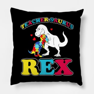 Teacher Dinosaur Pillow