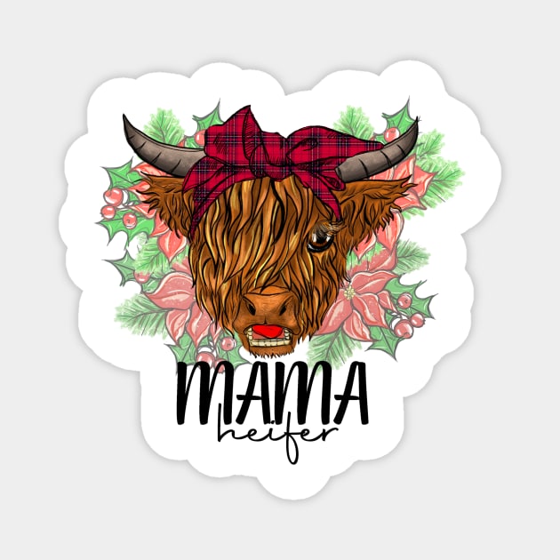 Mama Heifer Magnet by CB Creative Images