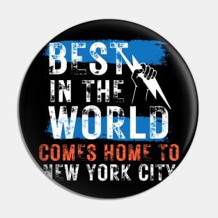 BEST IN THE WORLD COMES HOME TO NEW YORK CITY CM PUNK WWE Pin