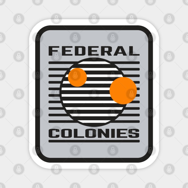 Federal Colonies Badge Magnet by BeeryMethod